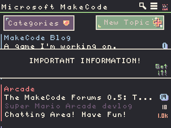 The MakeCode Forums 3: The Multiversal Convergence