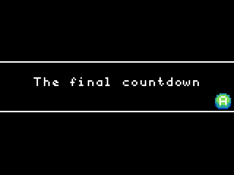final countdown.