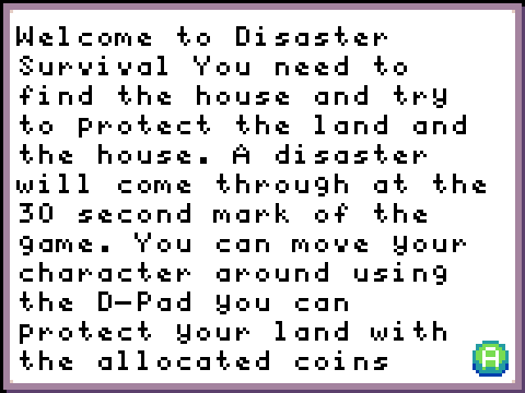 Disaster Survival