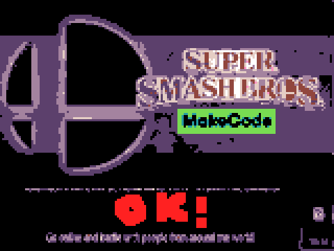 Super Smash Bros. MakeCode 1 Work in Progress