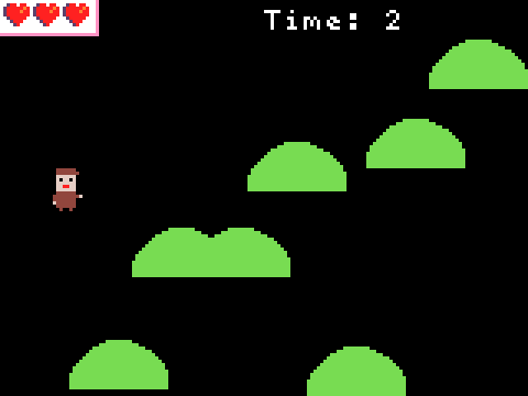 Crossing the mountains game