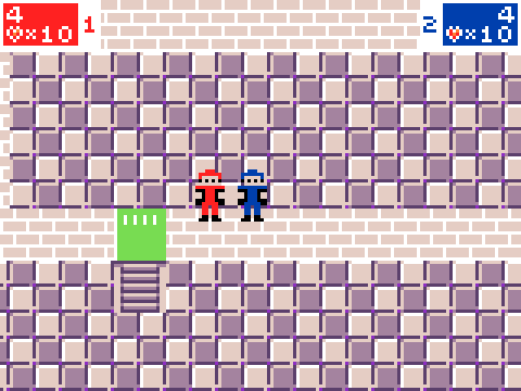 two player fighting