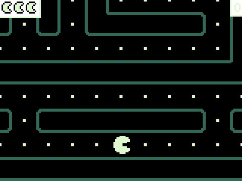 Pac-Man on the Gameboy